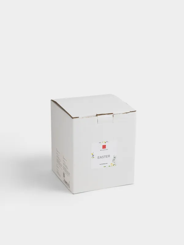 Статуэтка, 11 см, полирезин, цветная, Кролик в чашке, Easter, image-5