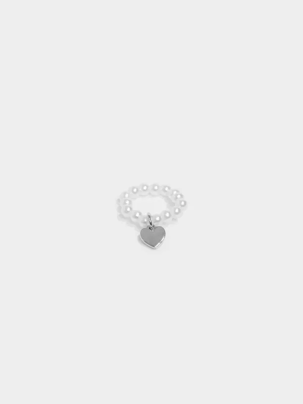 Кольцо, Сердце, Pearl heart, image-0
