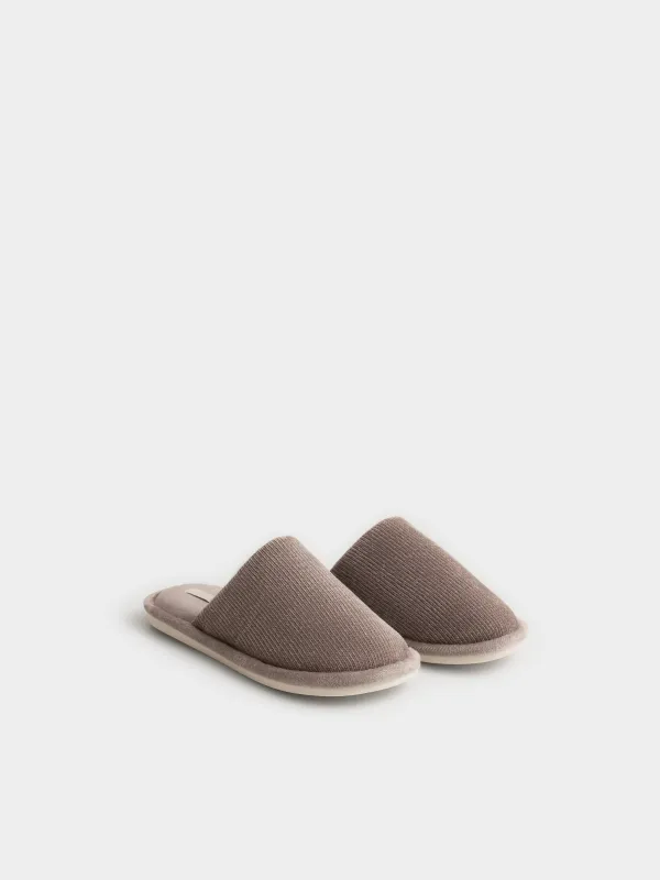 Тапочки из шенилла и вельвета Chenille, image-4