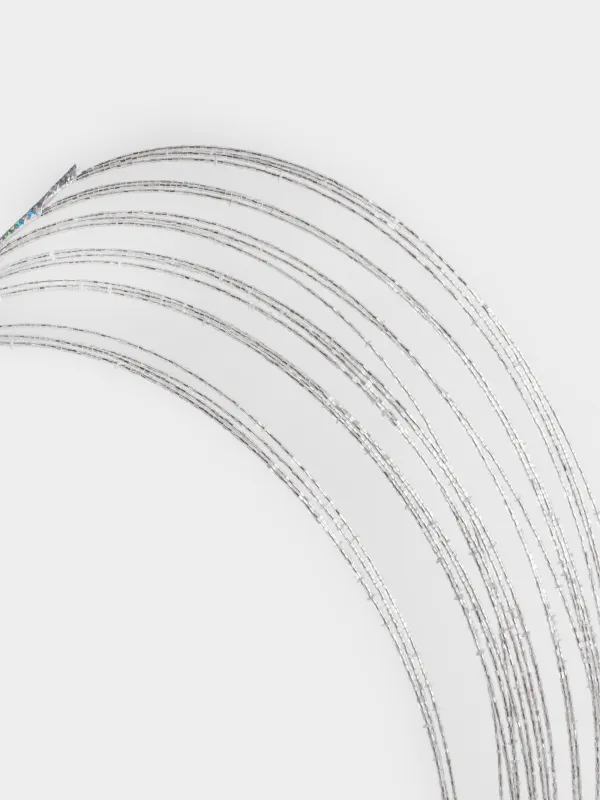 Ветка декоративная, 1,2 м, Серебристая ива, Curved decor, image-2