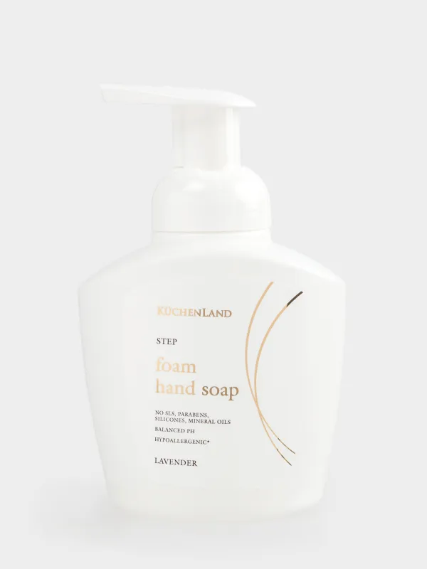 Мыло-пенка для рук, 400 мл, с дозатором, Лаванда, Step, image-1