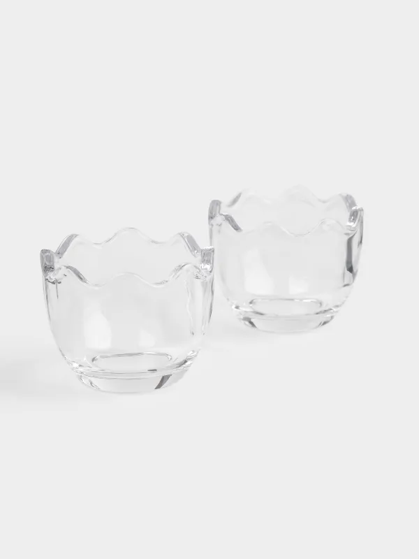 Подставка для яйца, 6 см, 2 шт, стекло, Clear, image-2