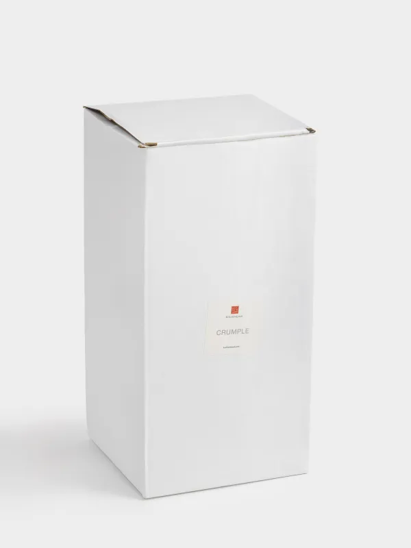 Ваза для цветов, 29 см, керамика, белая, Конфета, Crumple, image-4