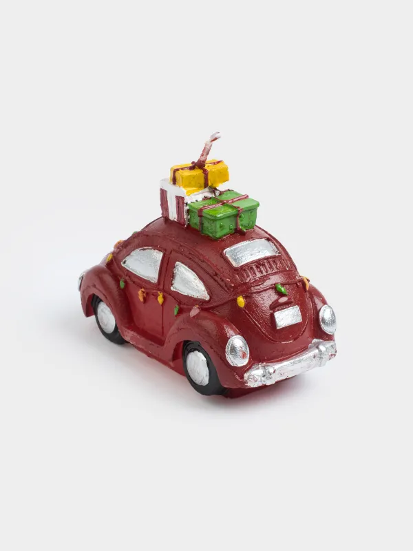 Свеча, 9х6 см, красная, Машина, Red car, image-3
