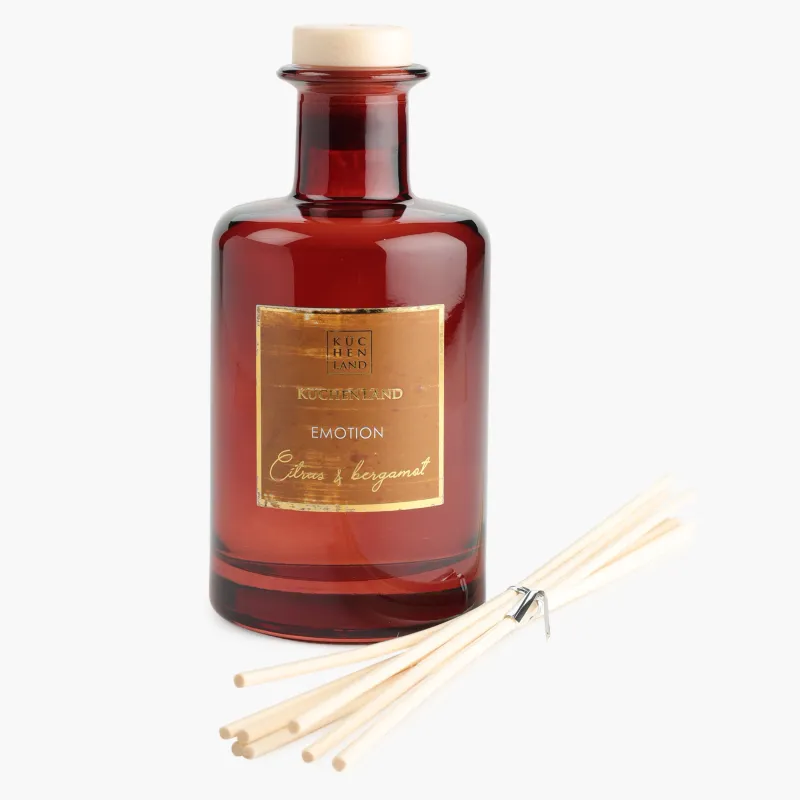 Ароматический диффузор, 230 мл, янтарный, Citrus and Bergamot, Emotion, image-1