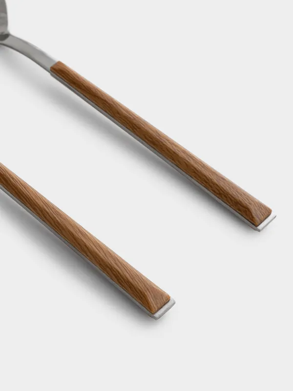 Ложка столовая, 2 шт, сталь/пластик, коричневая, Prague, image-2