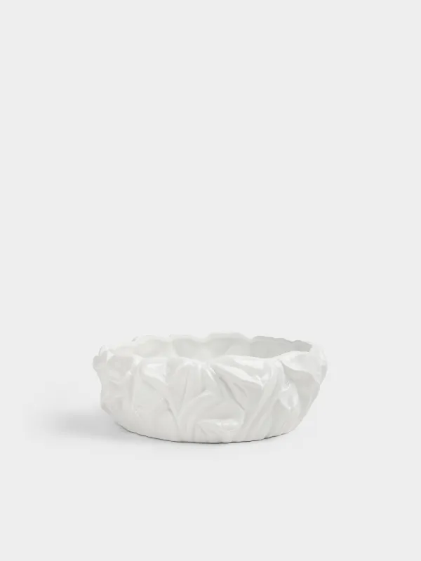 Ваза для фруктов, 24х9 см, Каллы, Calla white, image-0