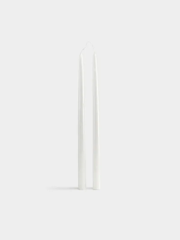Свеча, 38 см, 2 шт, тонкая, с общим фитилем, Vivid candle, image-0