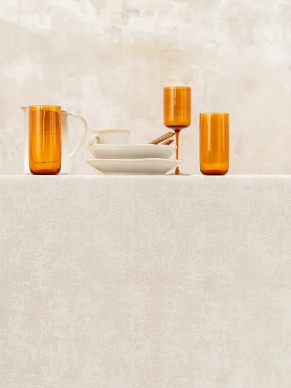 Скатерть, 170х250 см, полиэстер, бежевая, Jacquard, image-1