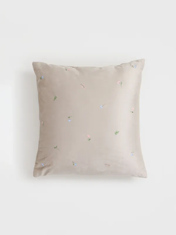 Подушка декоративная, 45х45 см, Цветы, Velvet, image-0