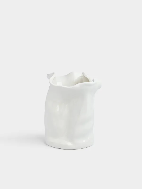 Ваза для цветов, 20 см, Мятый эффект, Crumple, image-2