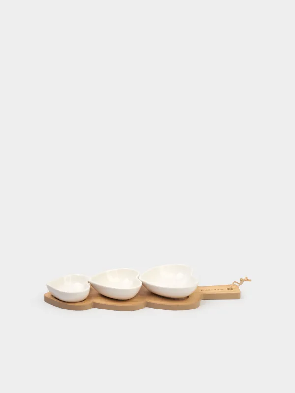 Набор для закусок, на подставке, Сердца, Heart, image-2