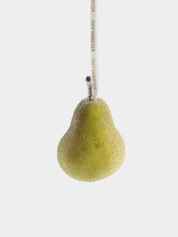 Набор елочных игрушек, 9 см, 4 шт, Фрукты, Fruits, image-1