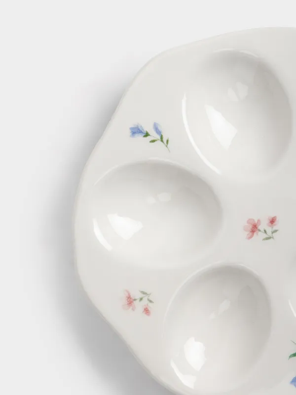 Блюдо пасхальное, 14 см, 5 отделений, Нежные цветы, El flora, image-1
