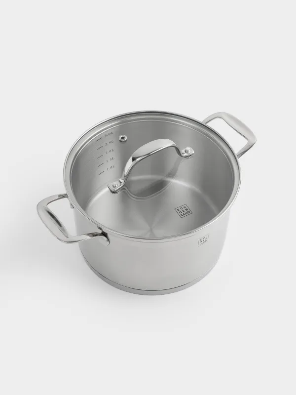 Набор посуды, 4 пр, сталь, Silver Stone    , image-2