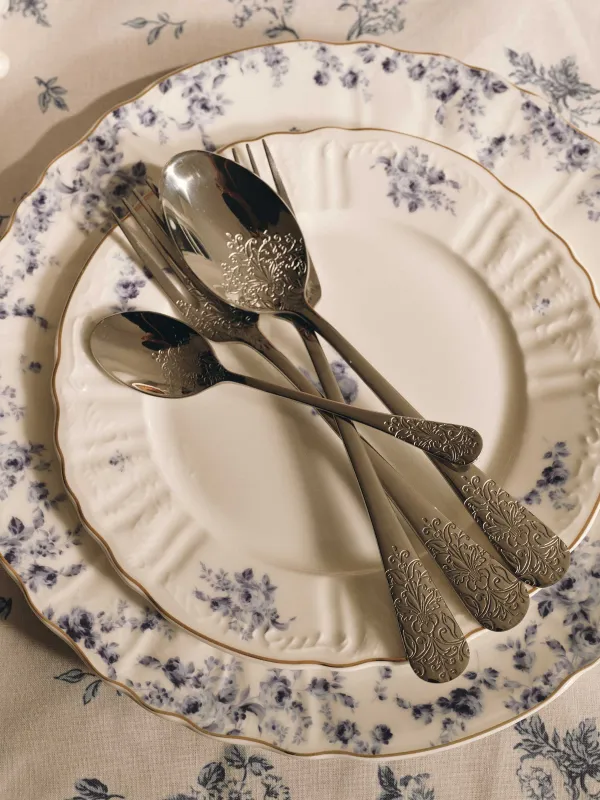 Столовые приборы, 6 перс, 24 пр, сталь, Узор, Versailles, image-6