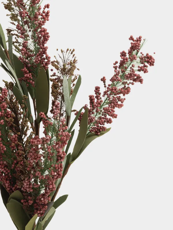 Ветка декоративная, 71 см, Бордовые ягоды на ветке, Grand garden decor, image-2