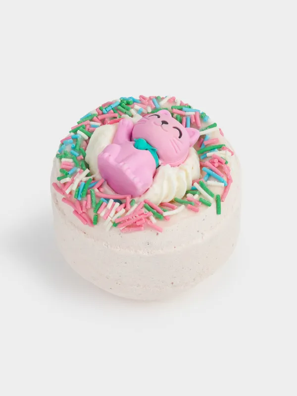 Бомбочка для ванны, 130 гр, с игрушкой, молочная, Молочный шоколад, Кот, Cat, image-2