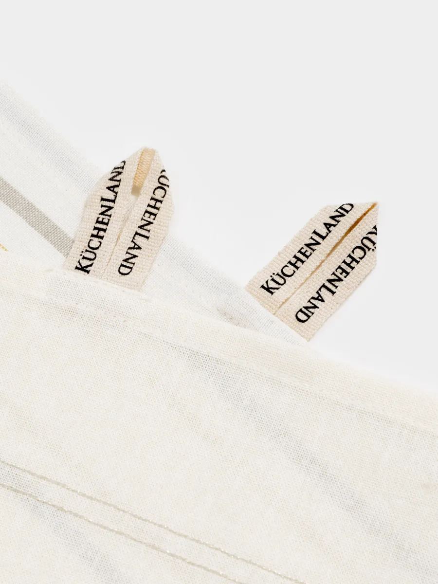 Полотенце кухонное, 40х60 см, 2 шт, хлопок, молочное, Лошадь/Полосы, Horse kitchen, image-2