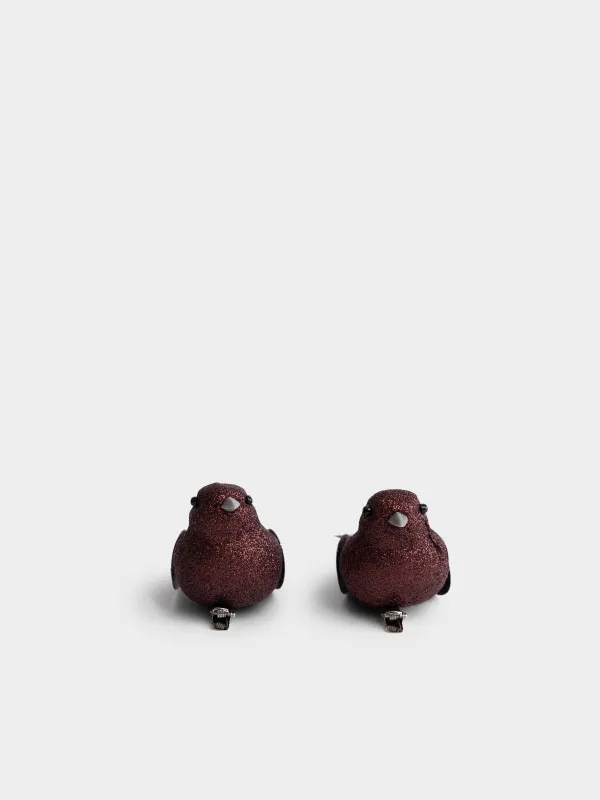 Украшение декоративное, 10 см, 2 шт, на клипсе, Птица, Birds NY, image-1