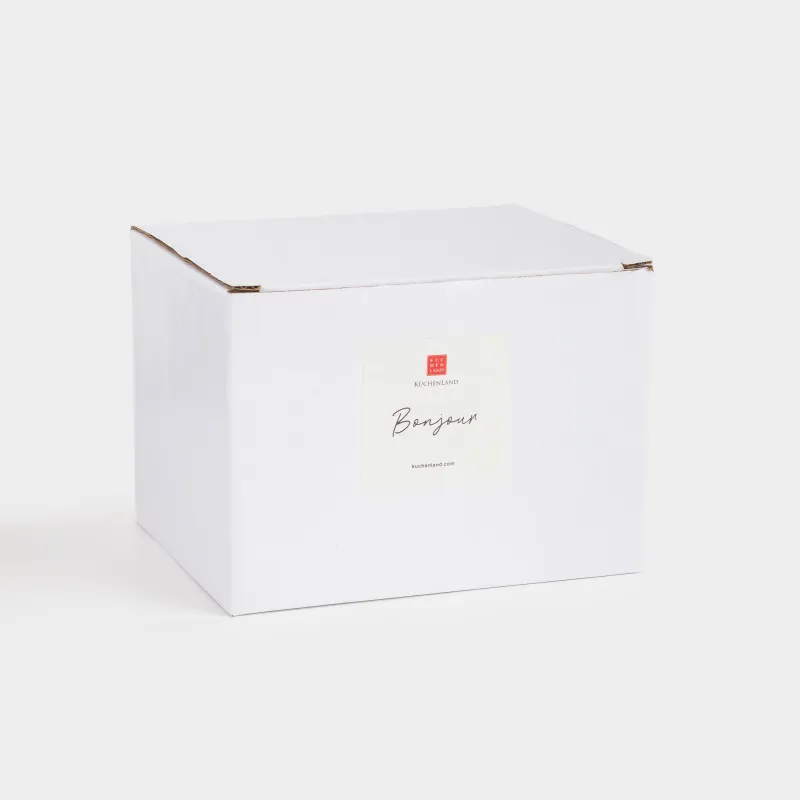 Кружка, 350 мл, керамика, молочная, Мятый эффект, Crumple, image-4