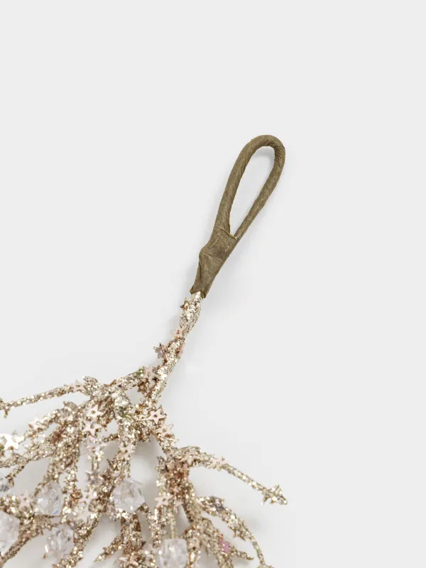 Украшение декоративное, 30 см, подвесное, пластик, Кристаллы и блестки, Crystal sparkle, image-3