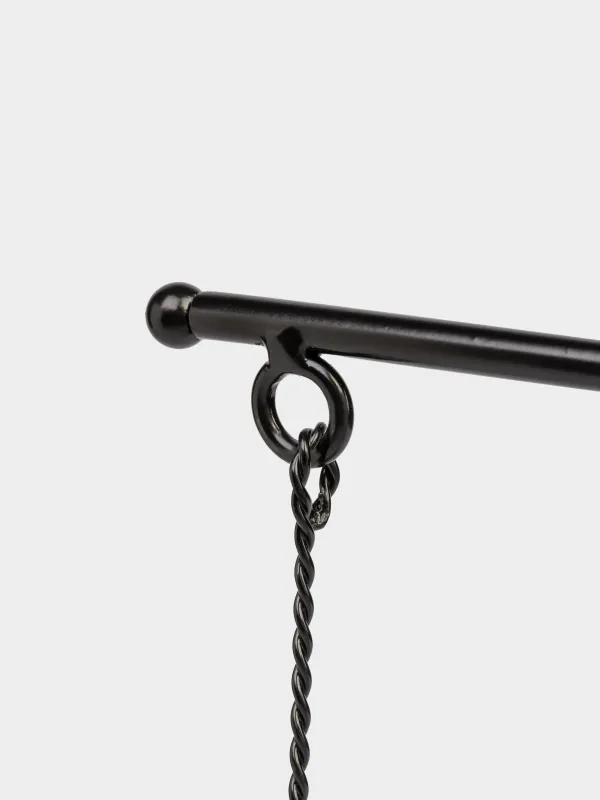 Статуэтка, 13х28 см, полирезин, золотисто-черная, Пара на качелях, Two faces, image-5