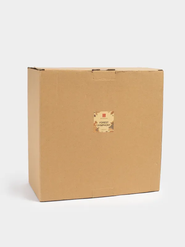 Форма для запекания, 27х13 см, 1,2 л, с крышкой, керамика, оранжевая, Тыква, Forest symphony, image-4