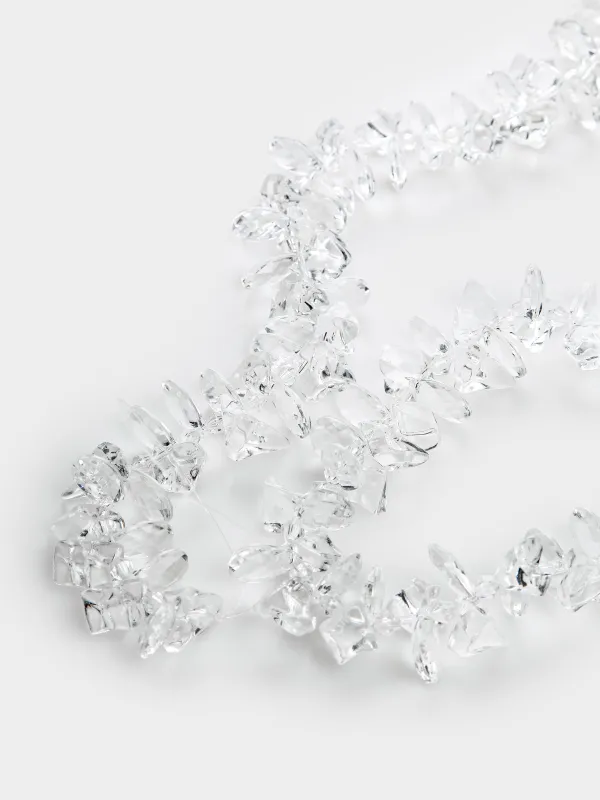 Ветка-гирлянда декоративная, 1,3 м, Кристаллы, Crystal decor, image-1