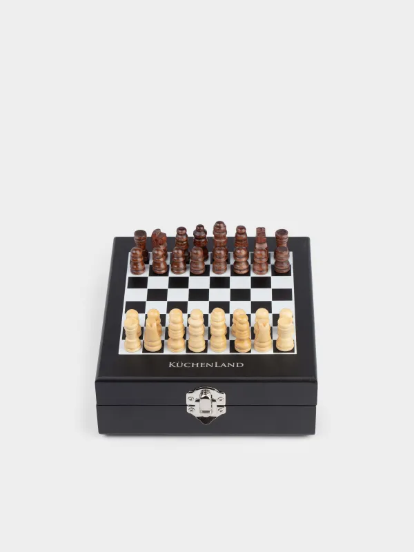 Набор сомелье, 4 пр, в коробке, сталь/пластик/дерево, черный, Шахматы, Bar, image-2