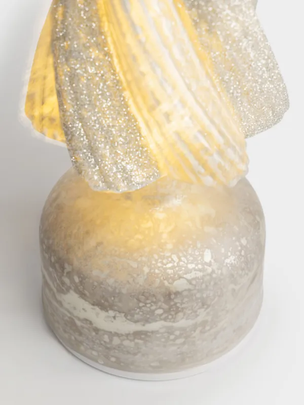 Статуэтка с подсветкой, 34 см, вращающаяся, Ель, Champagne style, image-2