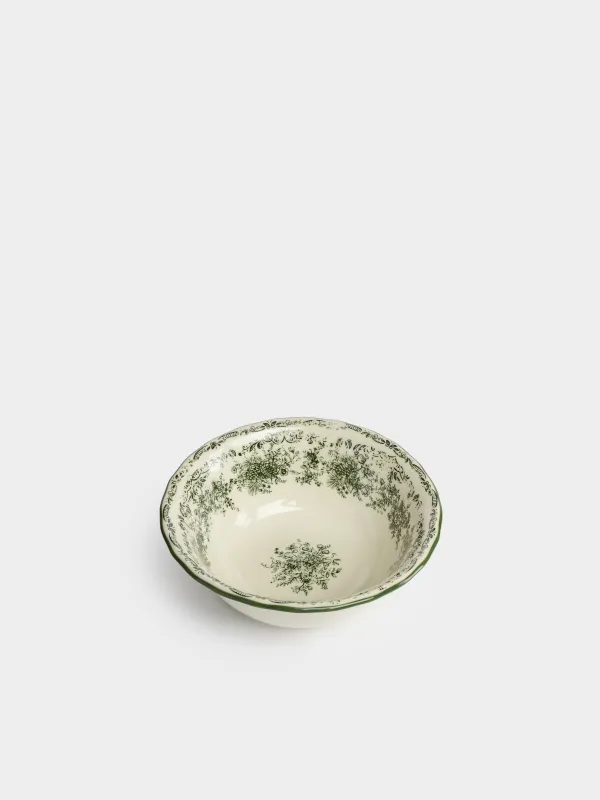 Салатник, 16x6 см, Зеленые шишки, Conifer lace, image-1