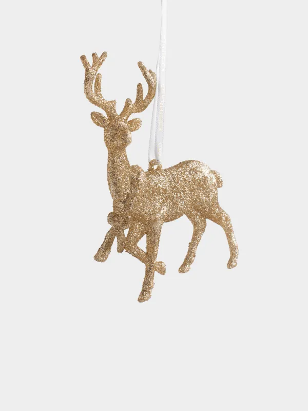 Игрушка елочная, 12 см, Олень, Figure sparkle, image-1