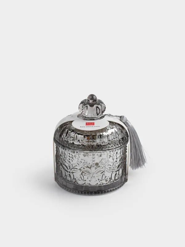 Свеча ароматическая, 10х11 см, в подсвечнике, Rural Baroque, Silver style, image-5