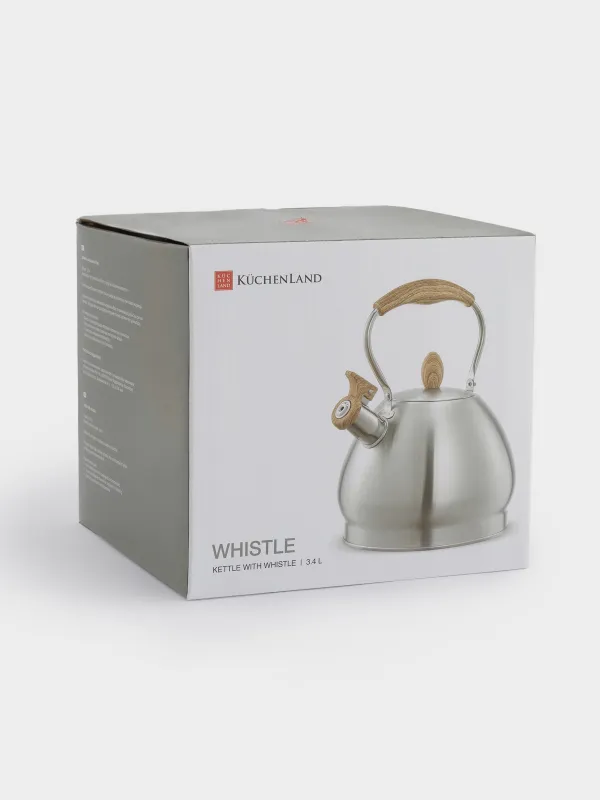 Чайник, 3,4 л, со свистком, Whistle, image-5