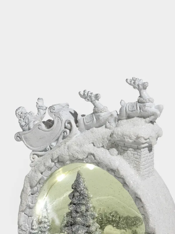 Статуэтка с подсветкой, 16x22 см, анимированная, полирезин/пластик, Елка, Christmas style, image-2