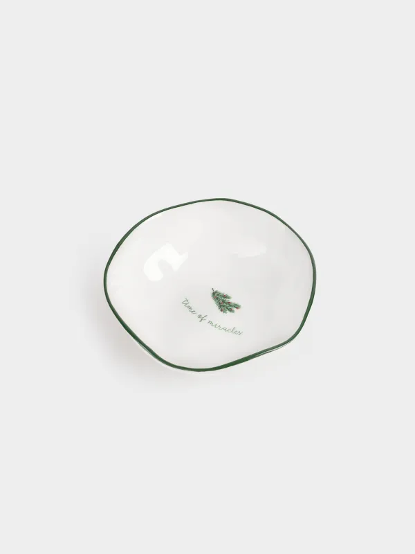 Салатник, 15x5 см, Еловая ветка, Сhristmas green, image-2