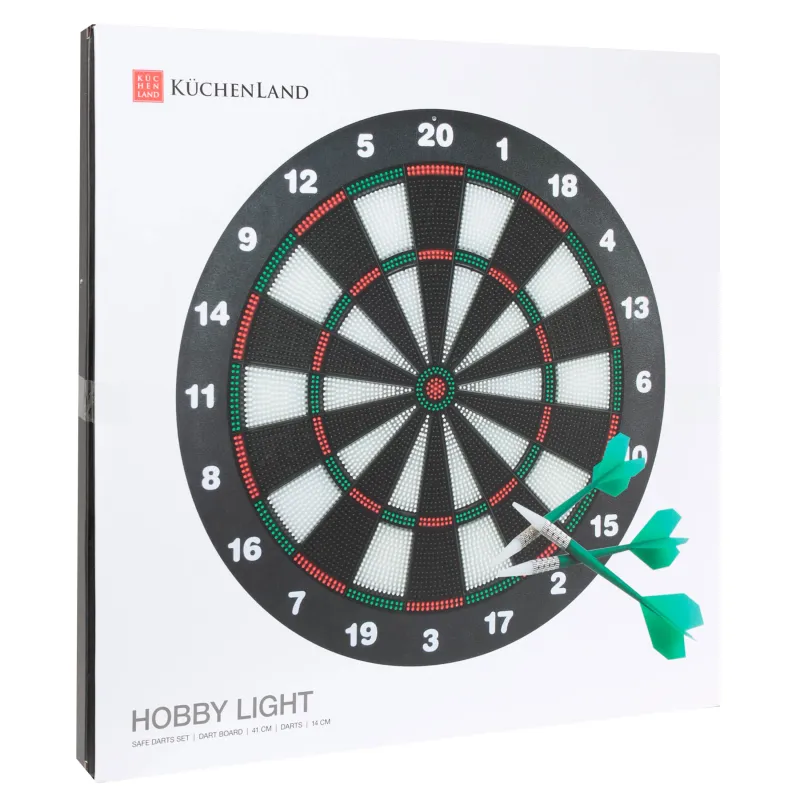 Дартс безопасный, 41 см, пластик/ТПР, Hobby light, image-6