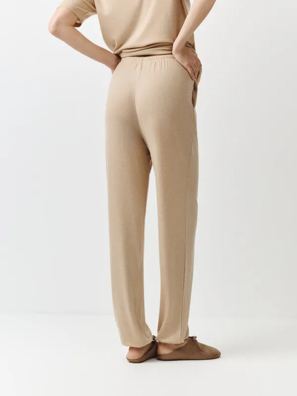 Брюки женские, домашние, песочные, Dilami, image-2