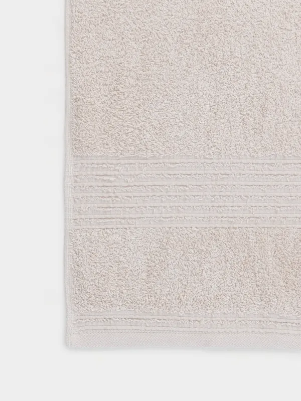 Комплект полотенец, 40х60/50х90/70х140 см, 3 шт, хлопок, бежевый, Natural cotton, image-3