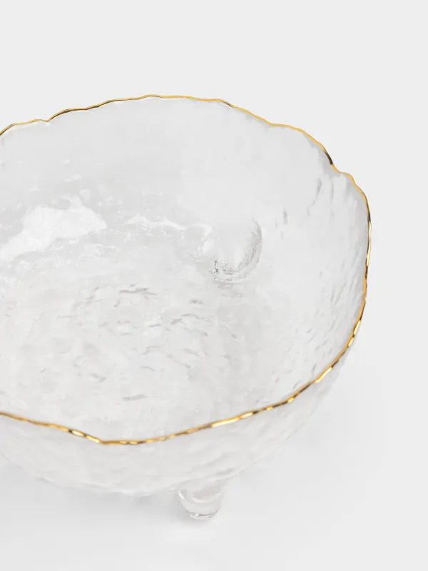 Салатник, 21х10 см, с золотистым кантом, Nautilus gold, image-1