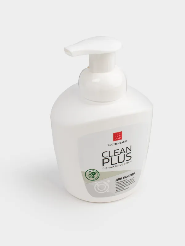 Пенка для мытья посуды, 400 мл, Персик, Clean plus, image-1