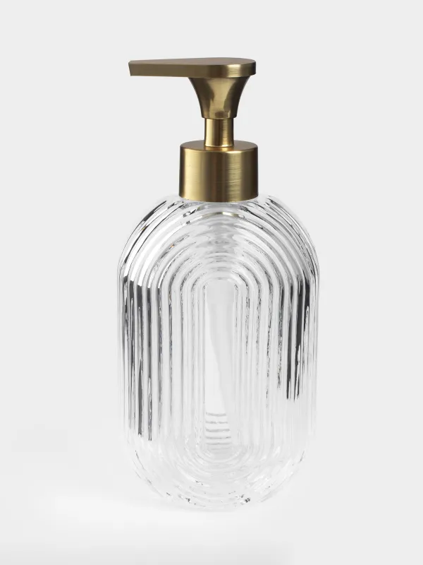 Диспенсер для жидкого мыла, 300 мл, стекло/пластик, Arch, image-0