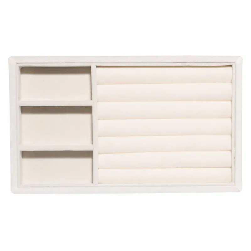 Органайзер для хранения украшений, 21х12 см, МДФ/вельвет, бежевый, Ethics, image-1