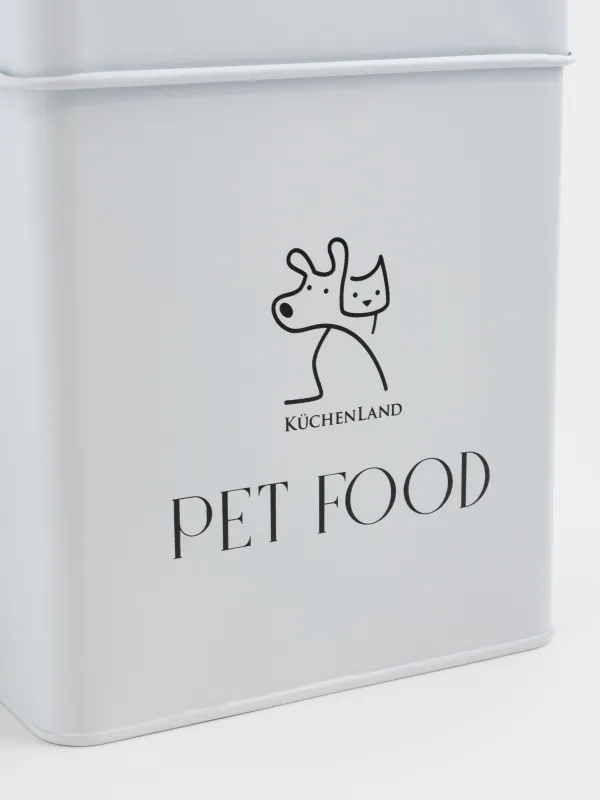 Контейнер для сухого корма, 2,5 л, с ложкой, Кот и Пес, Animals keep, image-3