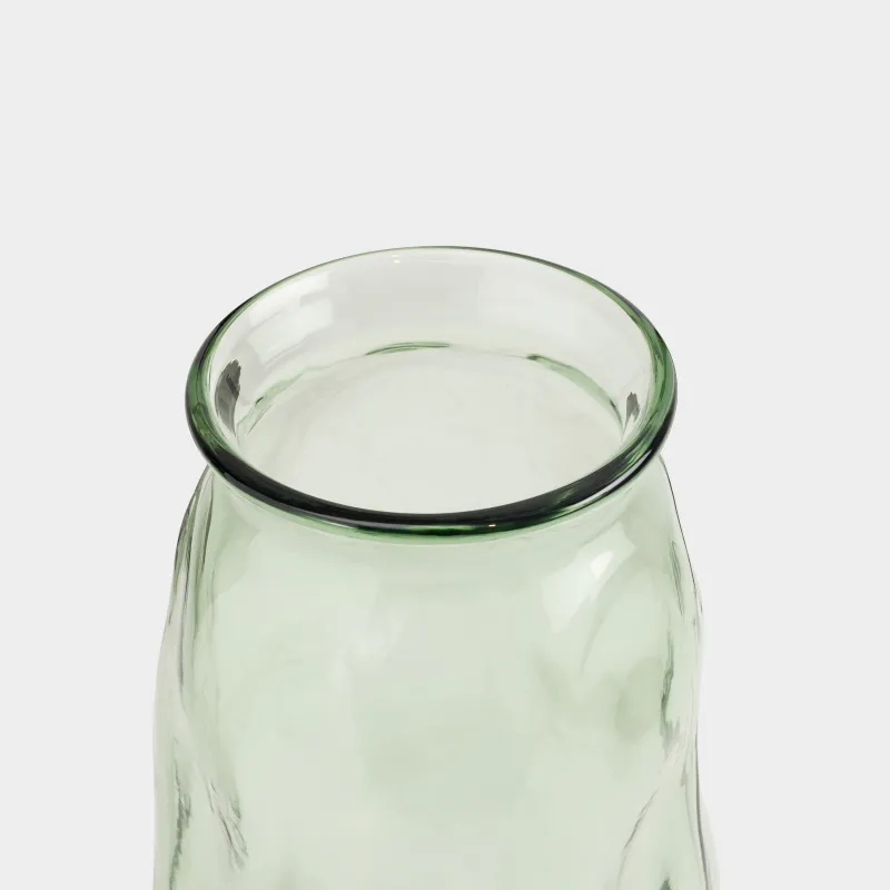 Ваза для цветов, 27 см, стекло, Crumple color, image-2