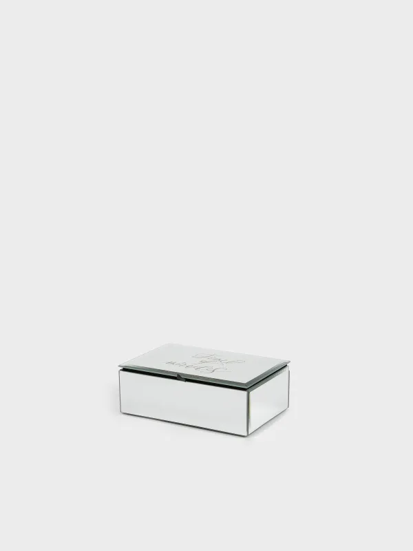 Шкатулка для украшений, 15x10 см, стекло, Glossy, image-0