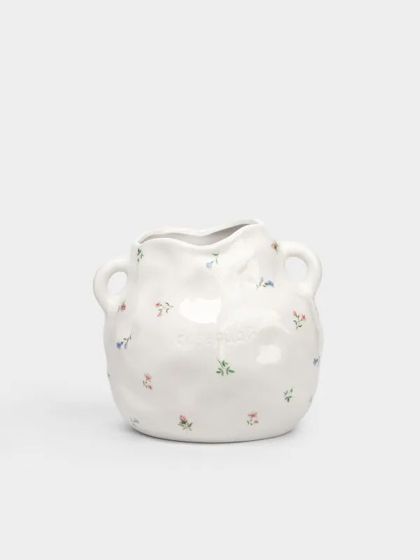 Ваза для цветов, 19 см, с ручками, Нежные цветы, El flora, image-0