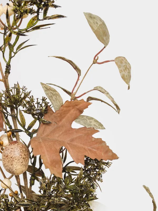 Ветка декоративная, 77 см, Осенние листья, Colors autumn decor, image-3