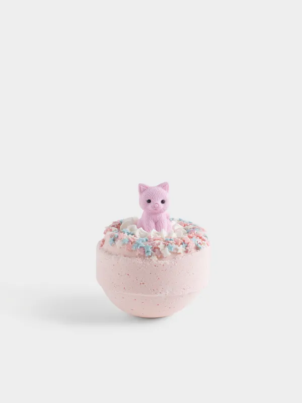 Бомбочка для ванны, с игрушкой, Ягодный микс, Cat, image-0
